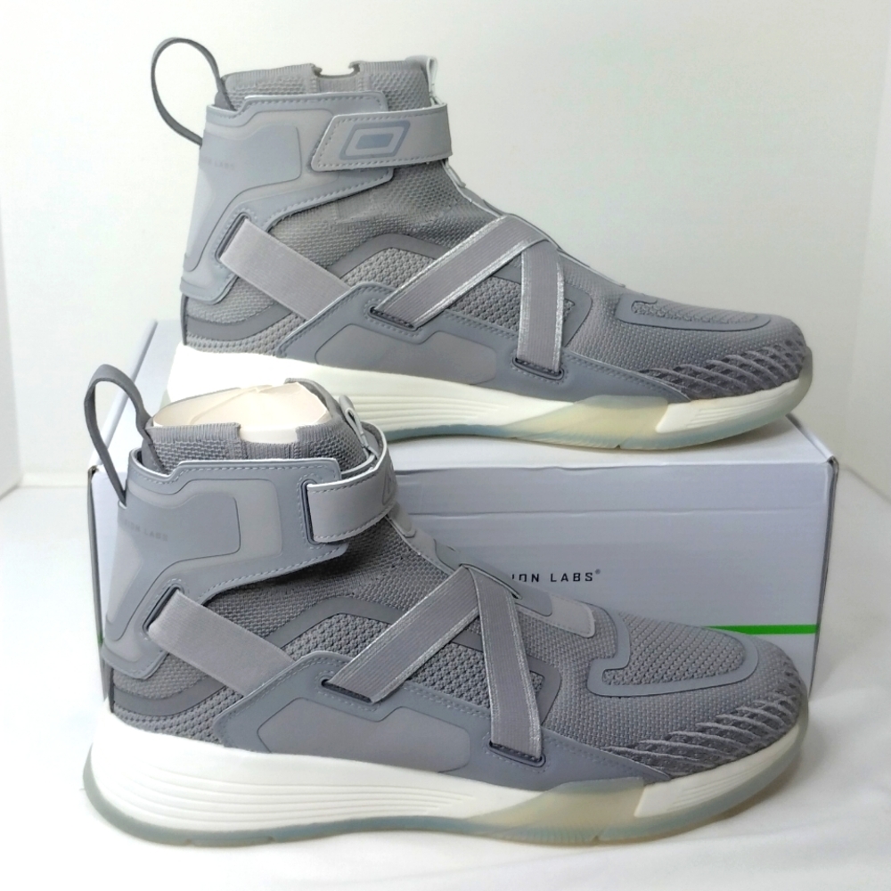 NIB APL Super Future Cement/Gunmetal/White Basketball Shoes Sneakers - Picture 3 of 7